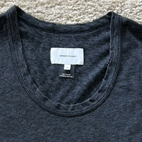Current/Elliott Distressed Tee - Picture 3 of 7